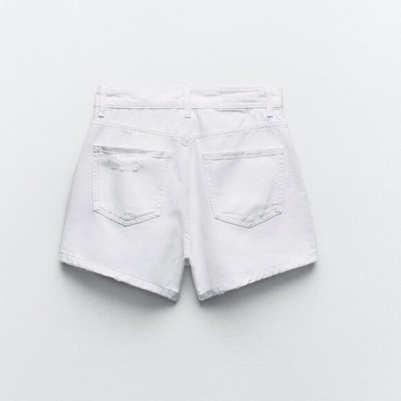 ZARA Z1975 WRAP DENIM SKORT - Picture 3 of 3